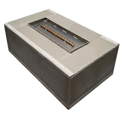 Warming Trends – Kit de brasero rectangulaire 60” x 36” prêt à habiller
