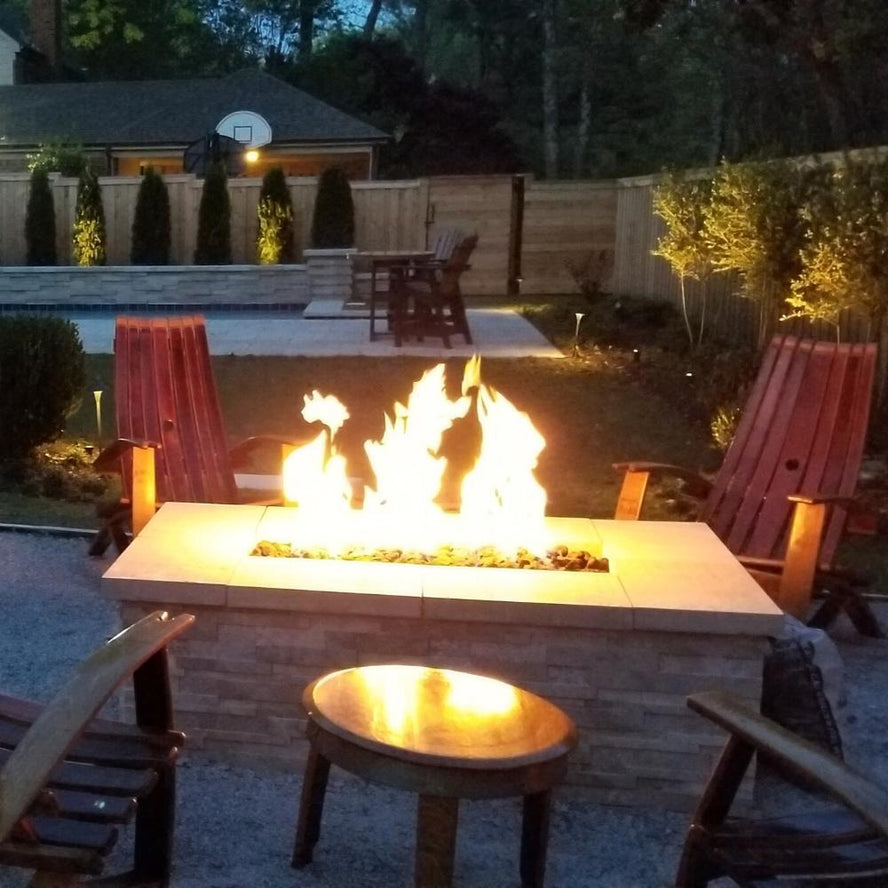 Warming Trends – Kit de brasero rectangulaire 48” X 30” prêt à habiller