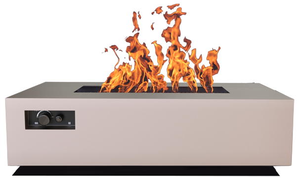 WARMING TRENDS AON R48 – Table brasero à gaz rectangulaire 48 pouces