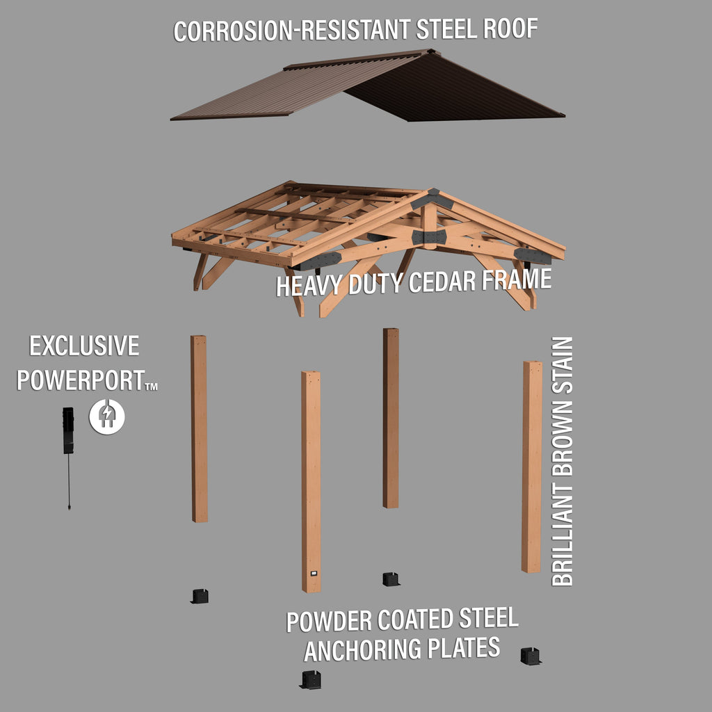 14x10 Norwood Gazebo
