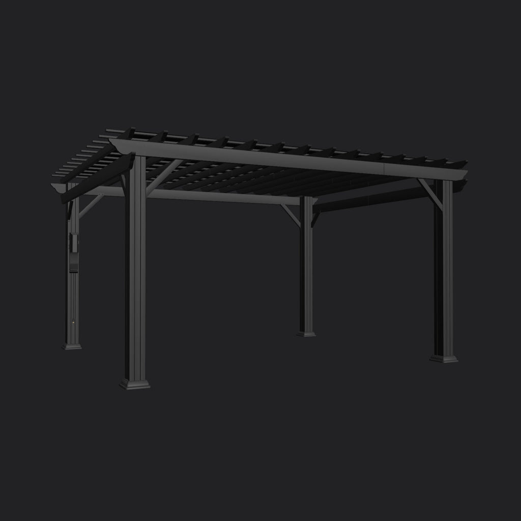 Stratford | Pergola en acier 14x12 – noire