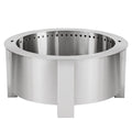 BREEO X Series 30 Smokeless Fire Pit (Stainless) with Ash Removal Tool