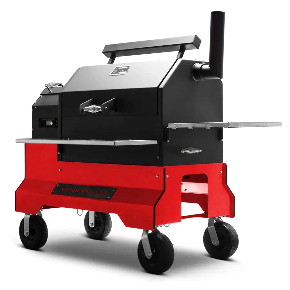 Yoder Smokers YS640s Competition Cart Pellet Grill 10" Wheels (Red Cart)