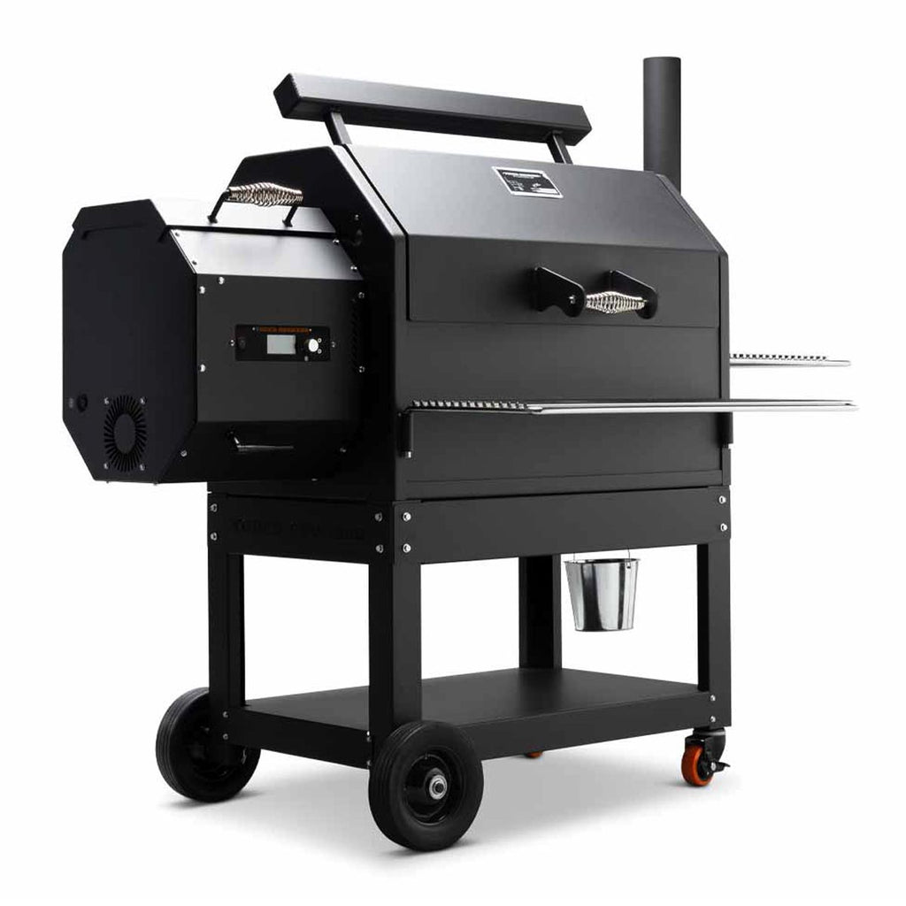 Yoder Smokers YS640s Pellet Grill (Standard Cart) w/ T-Stat Door Kit