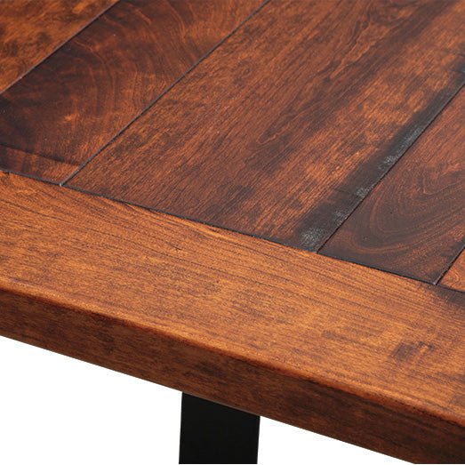 Amish Yorkana Thick Plank Top Dining Farm Table